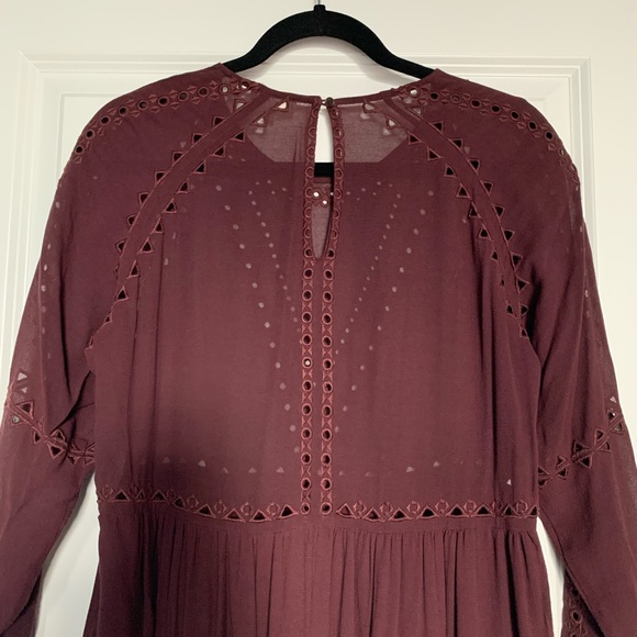 WILFRED - Burgundy Dress - Size S - Picture 6 of 9